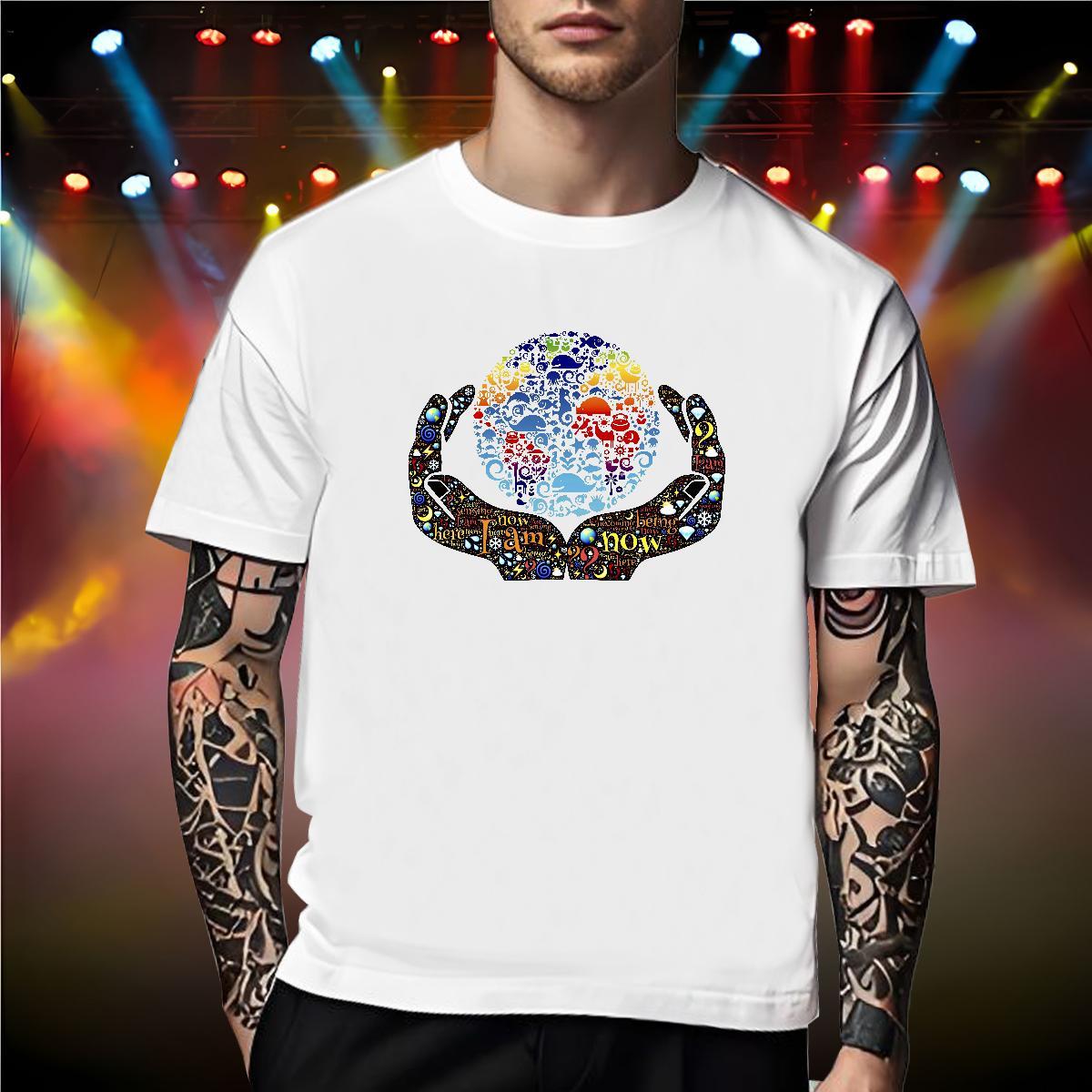 Unisex T-Shirts for Men 230g Pure Cotton hands Sport Black White Round Neck Short Sleeve Men Tshirts Customized Tops