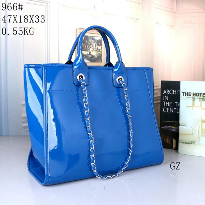 Beach Bags Women Handbag Designer Shopping Bag Large Capacity Tote Classic Summer Canvas Patent with High Quality large designer bags Patent Leather Halloween