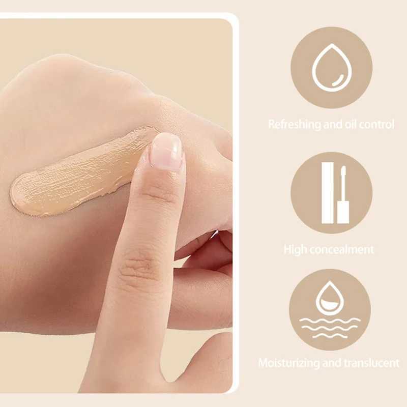 Multifunctional Liquid Foundation Concealer Stick Dark Circles Corrector Nose Contour Shading Cream Highlighter Makeup Cosmetics Y240816