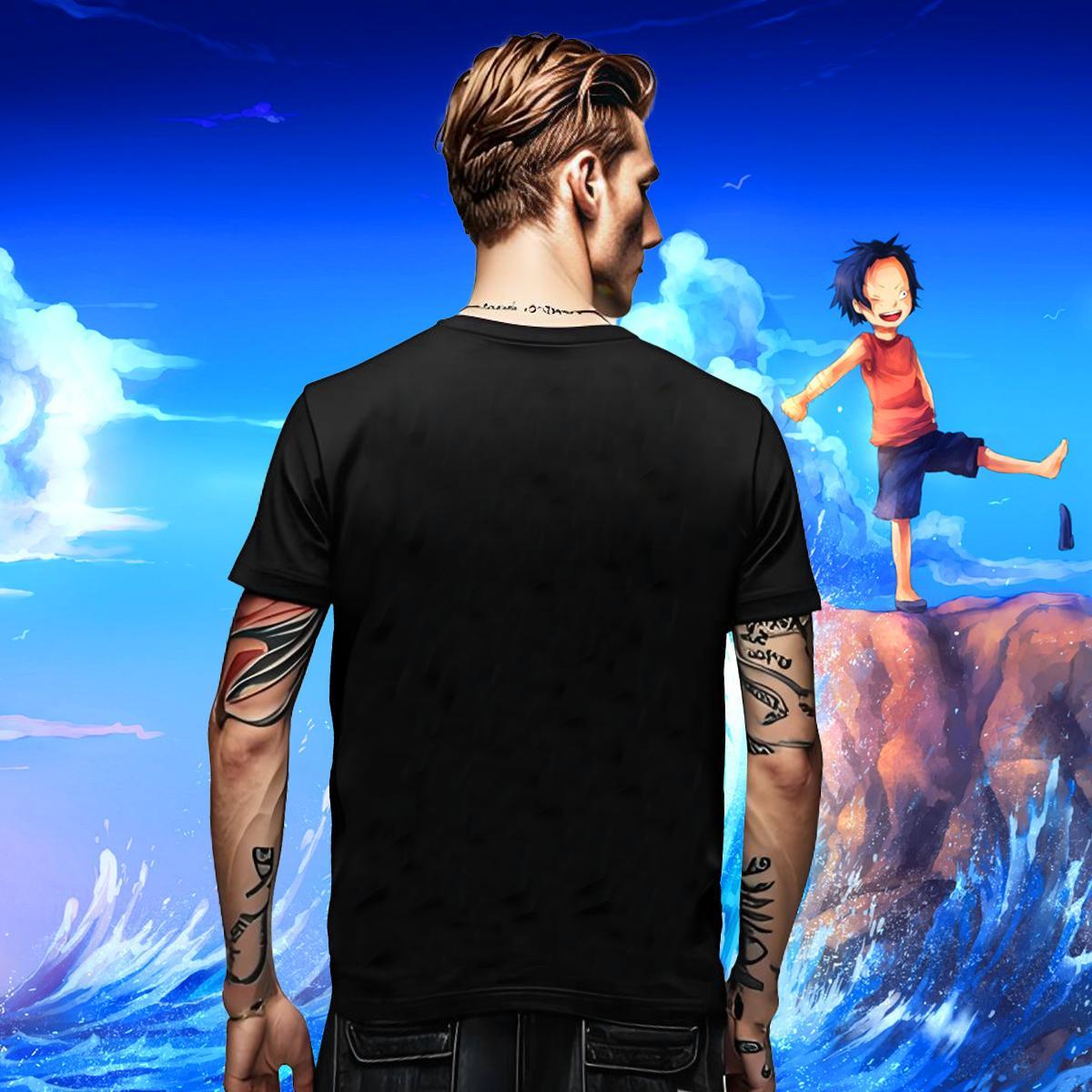 Customized Mens Tshirts 230g Cotton Spring Summer skull Breathable Short Sleeve T-Shirts for Men Free Shipping Cartoon Print Tops Shirt