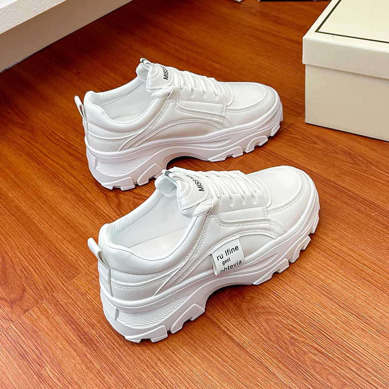 Ddmysports Ins Korean Version New Dad Women Autumn Student Mesh Breathable Sports Street Auction Height Shoes A OUTDOOR