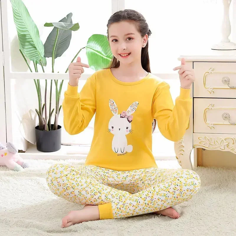 Big Boys Pajamas Winter Long Sleeved Childrens Clothing Sleepwear Teens Pajama Cotton Pyjamas Sets For Kids 10 12 14 16 Years 240813