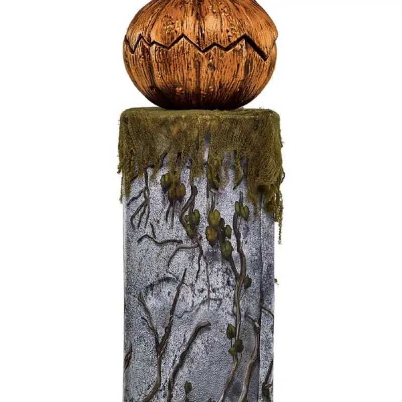 New for Spirit Halloween Gourdo AnimatronicHalloween Rise and Fall Makes a Terrifying Sound Pumpkin HeadHalloween DecorM240817