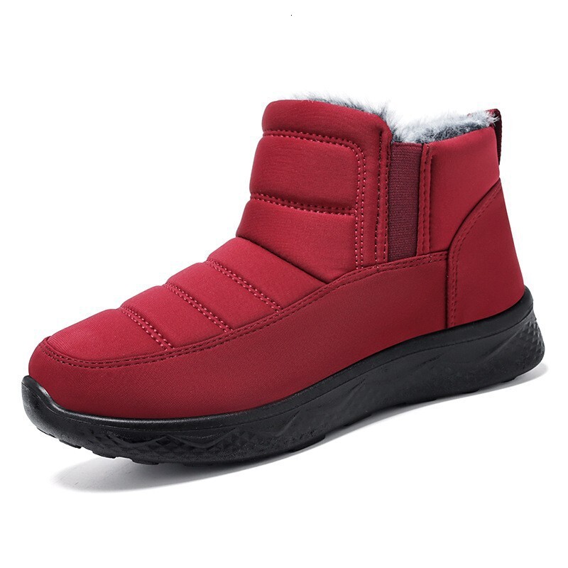 Ddmysports Winter New Live Streaming Snow For Men With Thick Boots Plush Both S And Women Warm Couple Cotton Shoes OUTDOOR