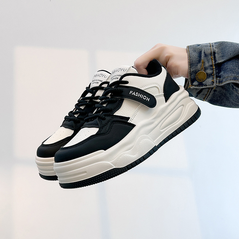 Ddmysports Autumn White New Korean Ins Female Students Height Increasing Thick Soled Sports Board Casual Shoes Trend ZY OUTDOOR