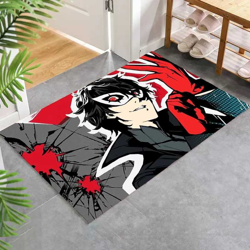 Entrance Doormat Persona Mats Bedroom Anime Rug Non-slip Kitchen Mat Children Room Mat Home Decoration Custom Rugs Carpet Foot Y240816