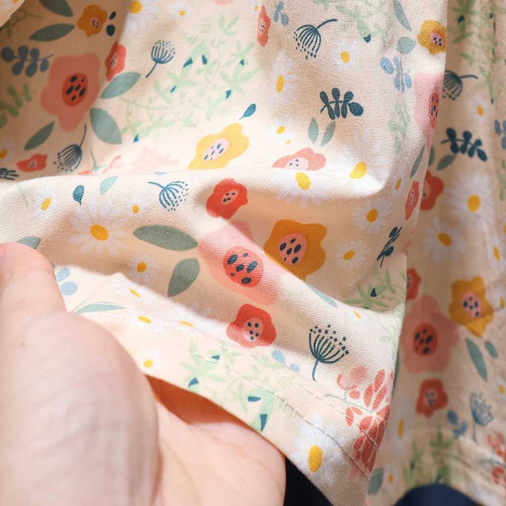 Fashion Floral O-Neck Long Sleeves Dress for Baby Kids Girls Spring Autumn Casual Dress for Princess Children Par Daily DressXJ241206