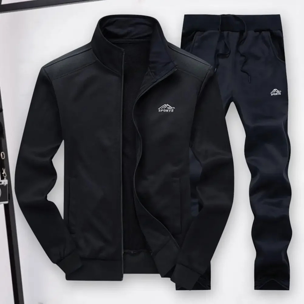 4XL Mens Tracksuit versized Casual Set Baseball Sweat Suit Men Clothing Sportwear Large Size Jogging Suit Autumn Spring 240816