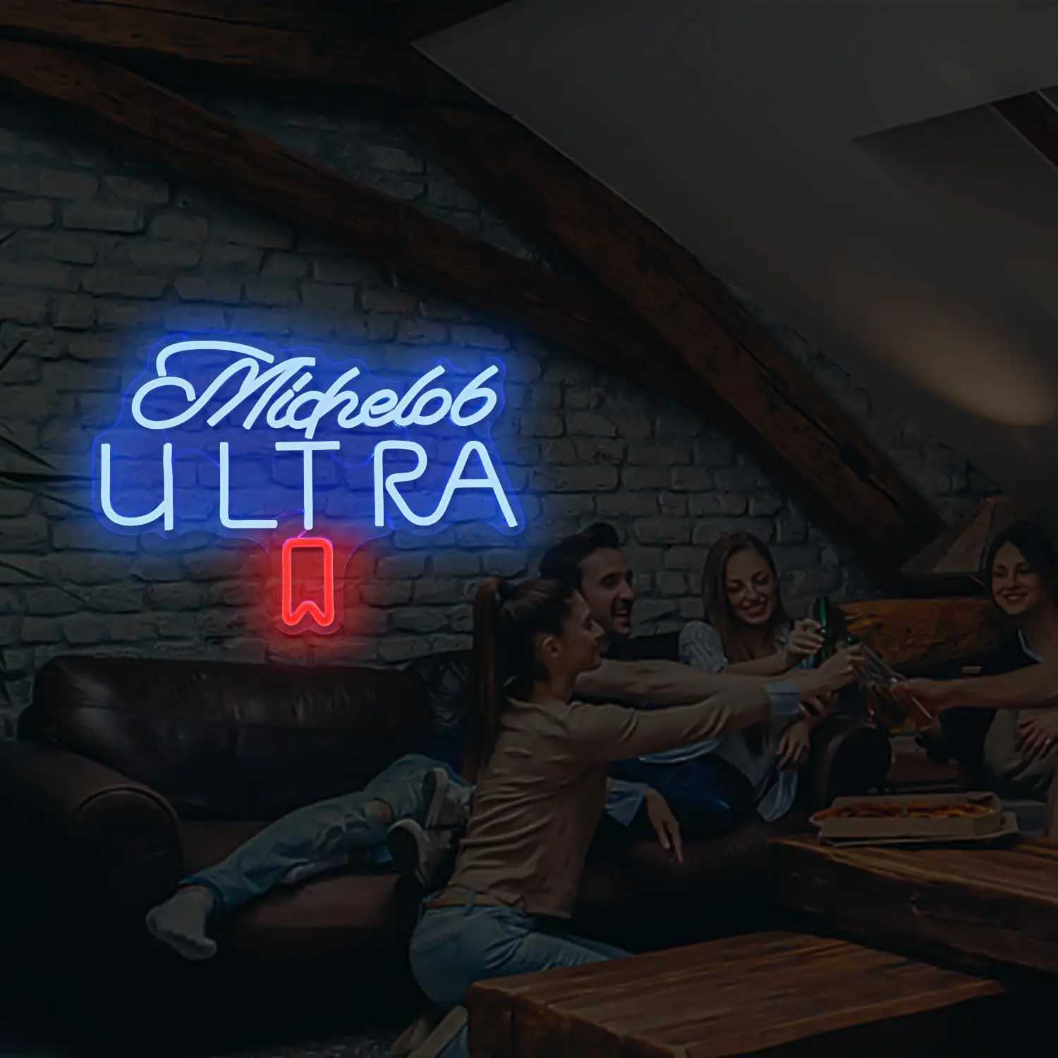 Beer neon sign LED neon sign lit neon sign wall decoration game room family bar peoples cave bar decoration shop club small bar B240817
