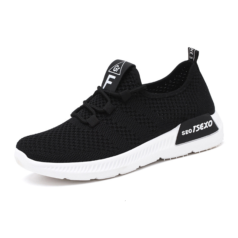 Ddmysports Autumn New Instagram Trendy Flat Sole Single Flying Weaving Running Sports Shoes Women S OUTDOOR