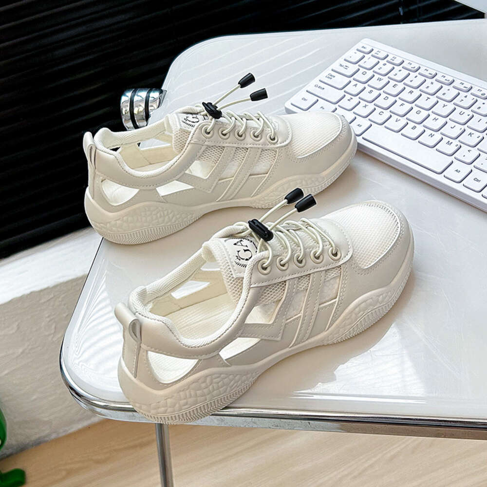 Ddmysports Summer New Korean Student Board Instagram Breathable Small White Thick Sole Mesh Shoes Women S Y OUTDOOR