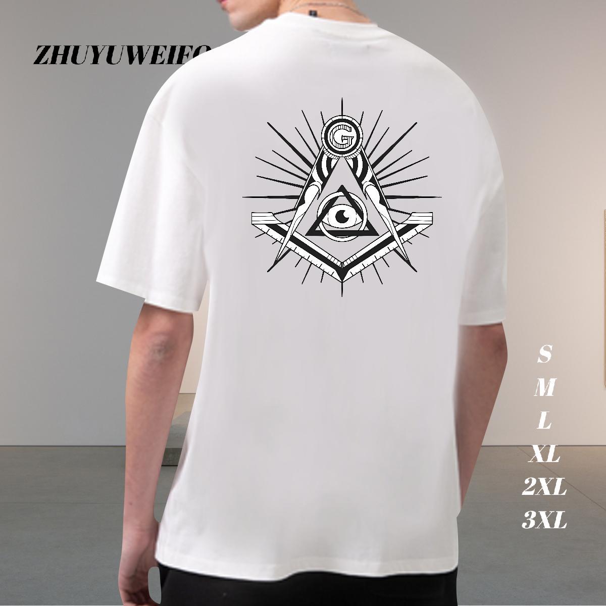 Loose Fit Men T Shirts 230g 100% Cotton eye of the devil Sports Casual Graphic Short Sleeve O-Neck Tshirt for Man Woman Designer Clothes