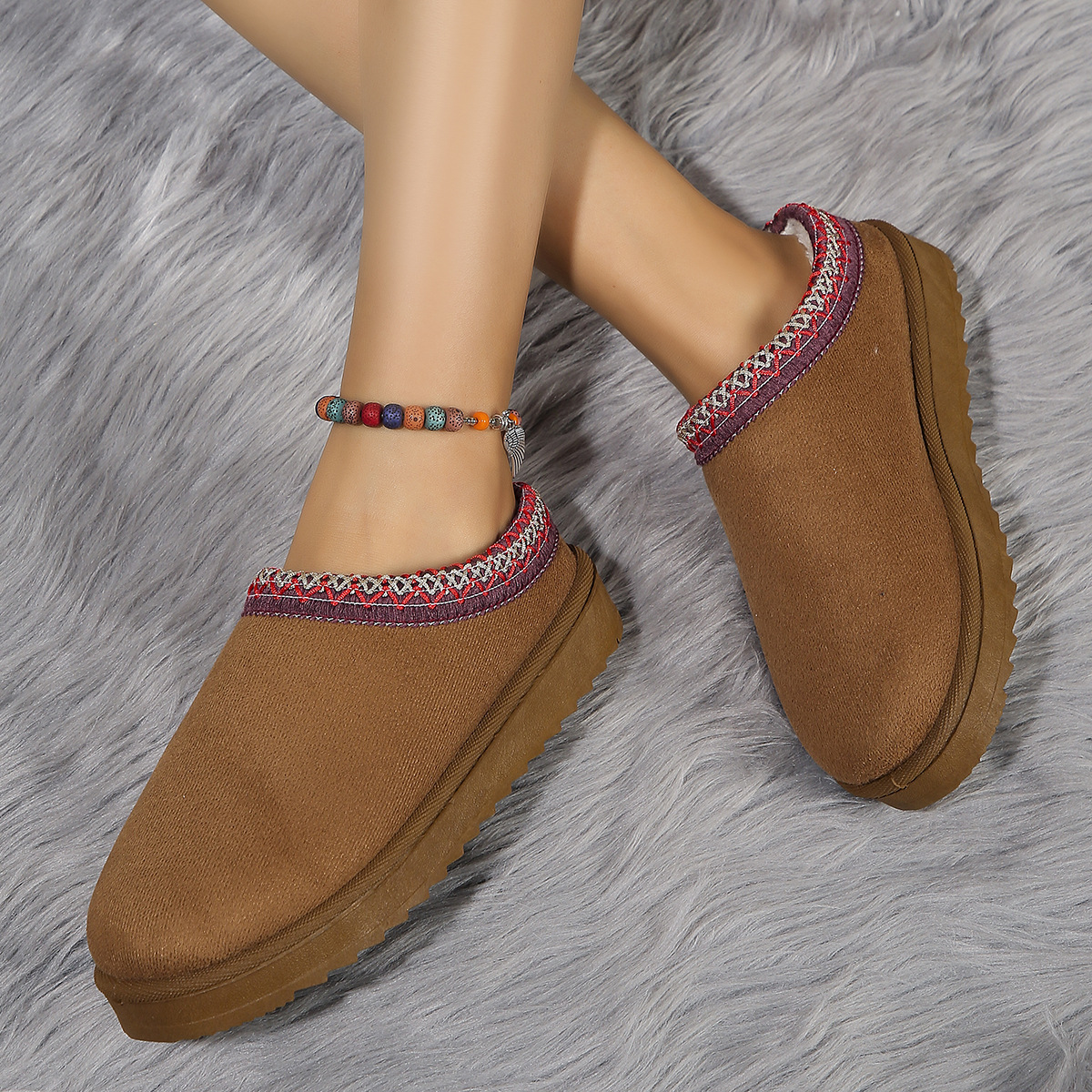 2024 New Free Shipping Designer Winter Snow Fur Boots Womens Platform Shoes Booties