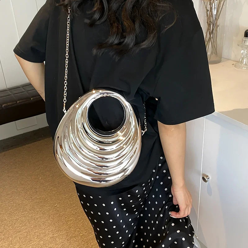 Womens Evening Bag Half Moon Acrylic Top Handle Purse Bag Women Elegant Shoulder Wallet Makeup Handbags for Party 240816