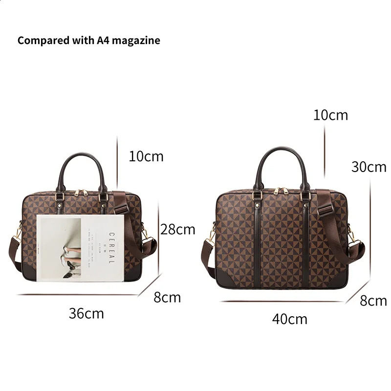 3 Copy Womens Laptop Bag for Men Suitcase Mens Executive Briefcase Replica Bags Handbag Man Leather Genuine 240816