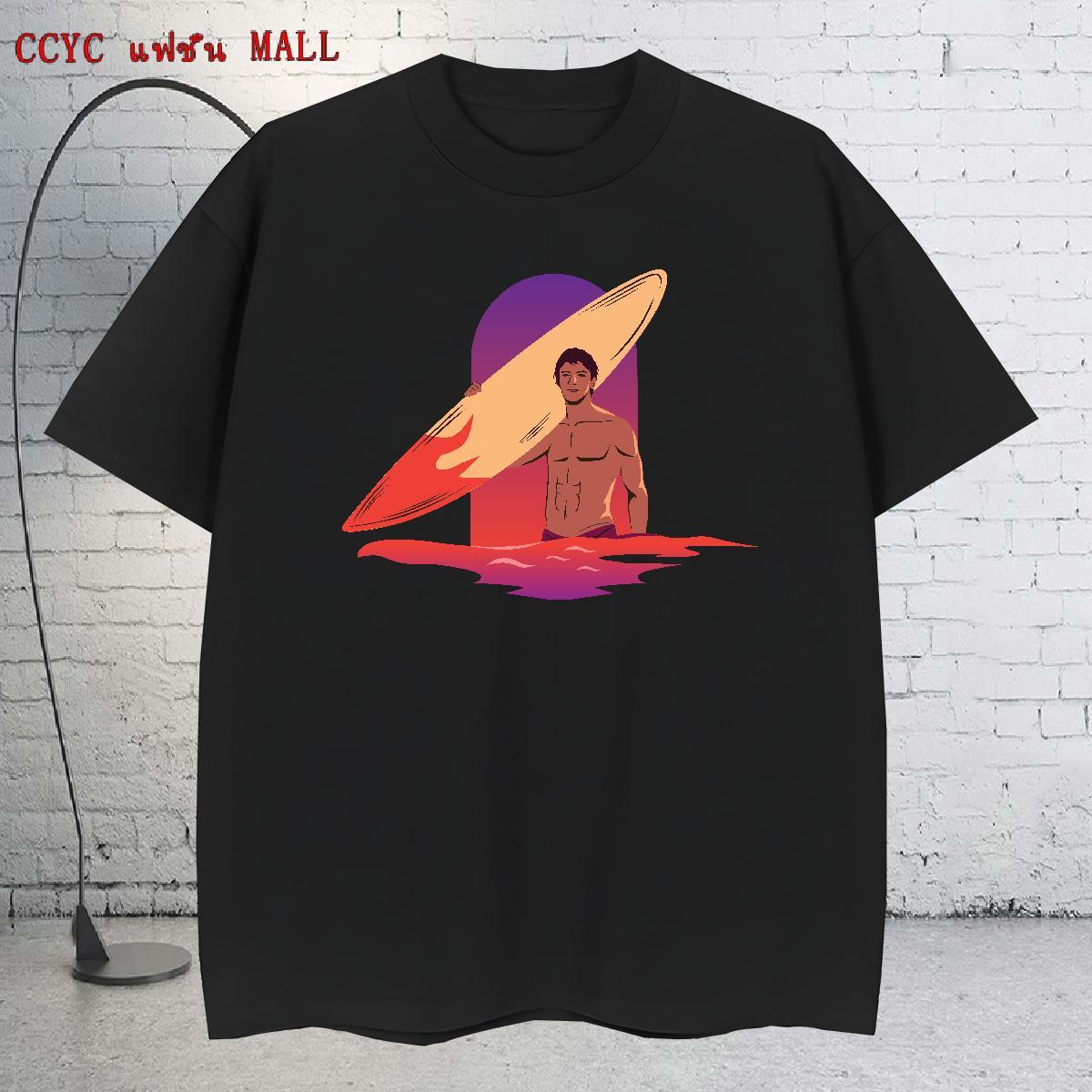 Unisex T-Shirts 230g 100% Cotton portrait Casual Cartoon Printing L-4XL O-Neck Short Sleeve Men Tshirts New Clothes