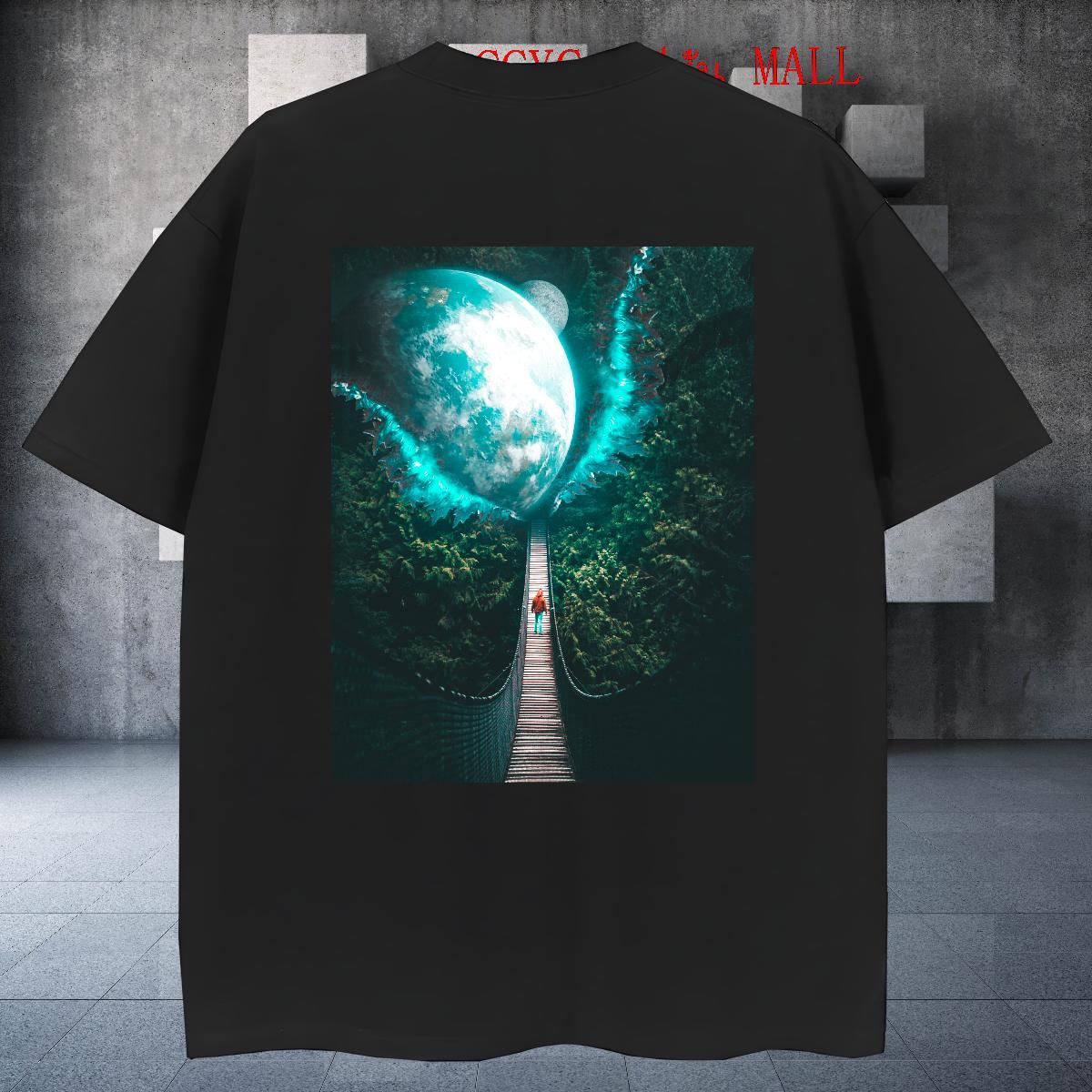 Designer T Shirts Men 230g Cotton sky Street Casual DIY Printed Breathable Mens Tshirts Fashion New Polos