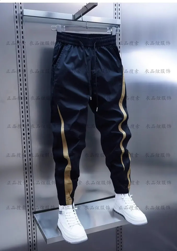 Cargo Pants Mens Thin Oversize Clothing Outdoor Hiking Versatile Work Wear Black Joggers Cotton Casual Male Trousers 240816