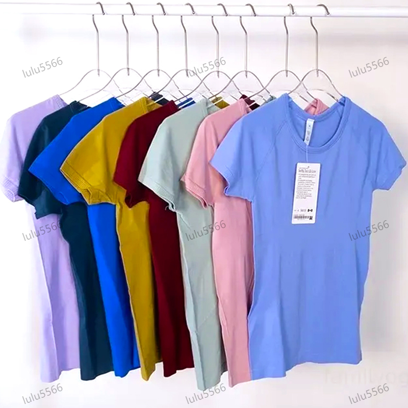 Yoga T-Shirts workout clothes women swiftly tech Women's align Shirt long sleeve High-Elastic Running Top Quick Drying Short Sleeve Sport-Cycling designer Gym Wear top