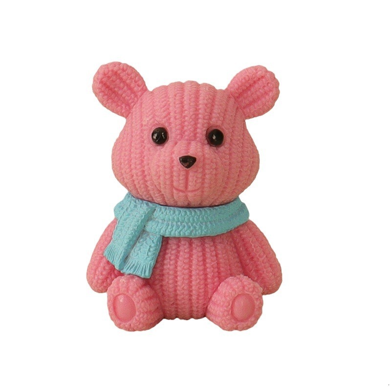 Stylish Mini Cartoon Cute Teddy Bears for Center Consoles and Home Interior Design