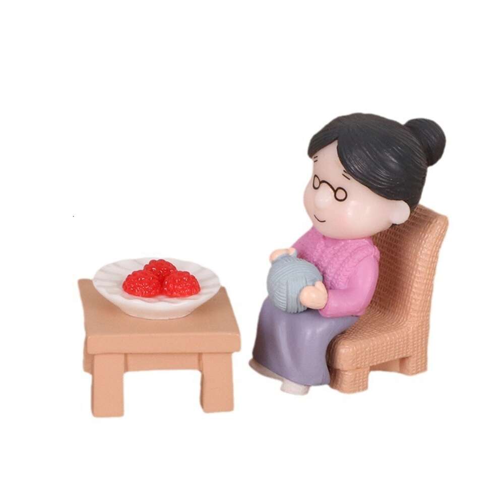 Quaint Nursery Room Arrangement Including Table, Chair Sets, and Cute Miniature Figurines
