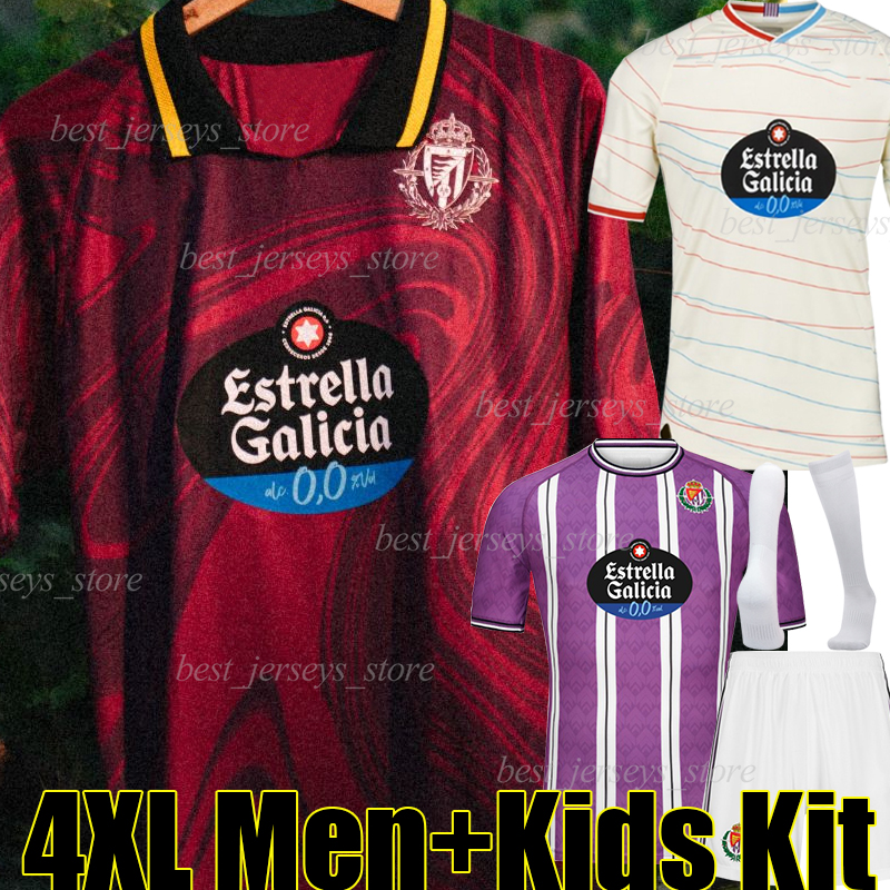 4XL 24/25 Real Valladolid 3rd soccer jerseys Weissman OSCAR PLANO 2024 2025 Plano L. Olaza R.Alcaraz camisetas de futbol men kids Kits sock sets football shirts uniforms