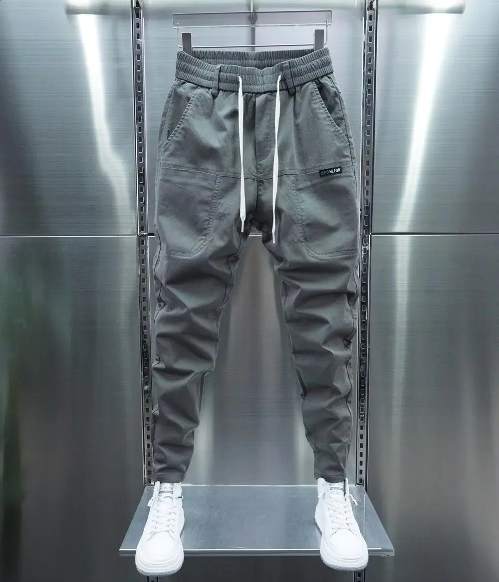 Cargo Pants Men Streetwear Cotton Joggers Hip Hop Fashion Sweatpants Male Casual Harem Trousers Summer Harajuku Pants Men Women 240816CJ