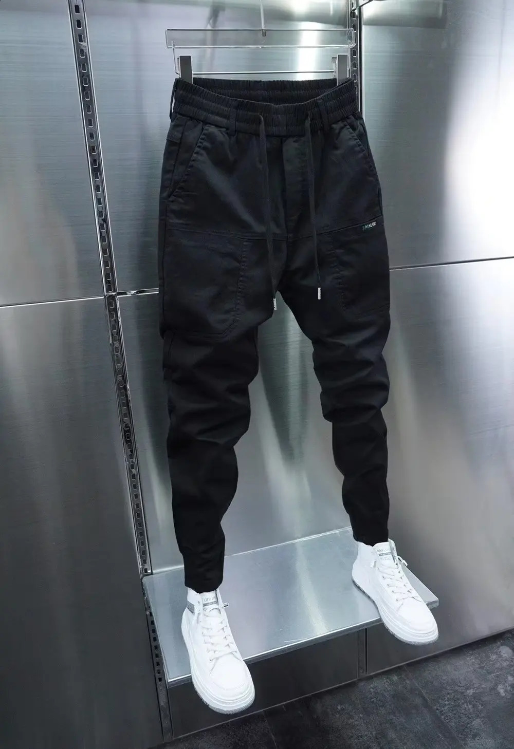 Cargo Pants Men Streetwear Cotton Joggers Hip Hop Fashion Sweatpants Male Casual Harem Trousers Summer Harajuku Pants Men Women 240816CJ