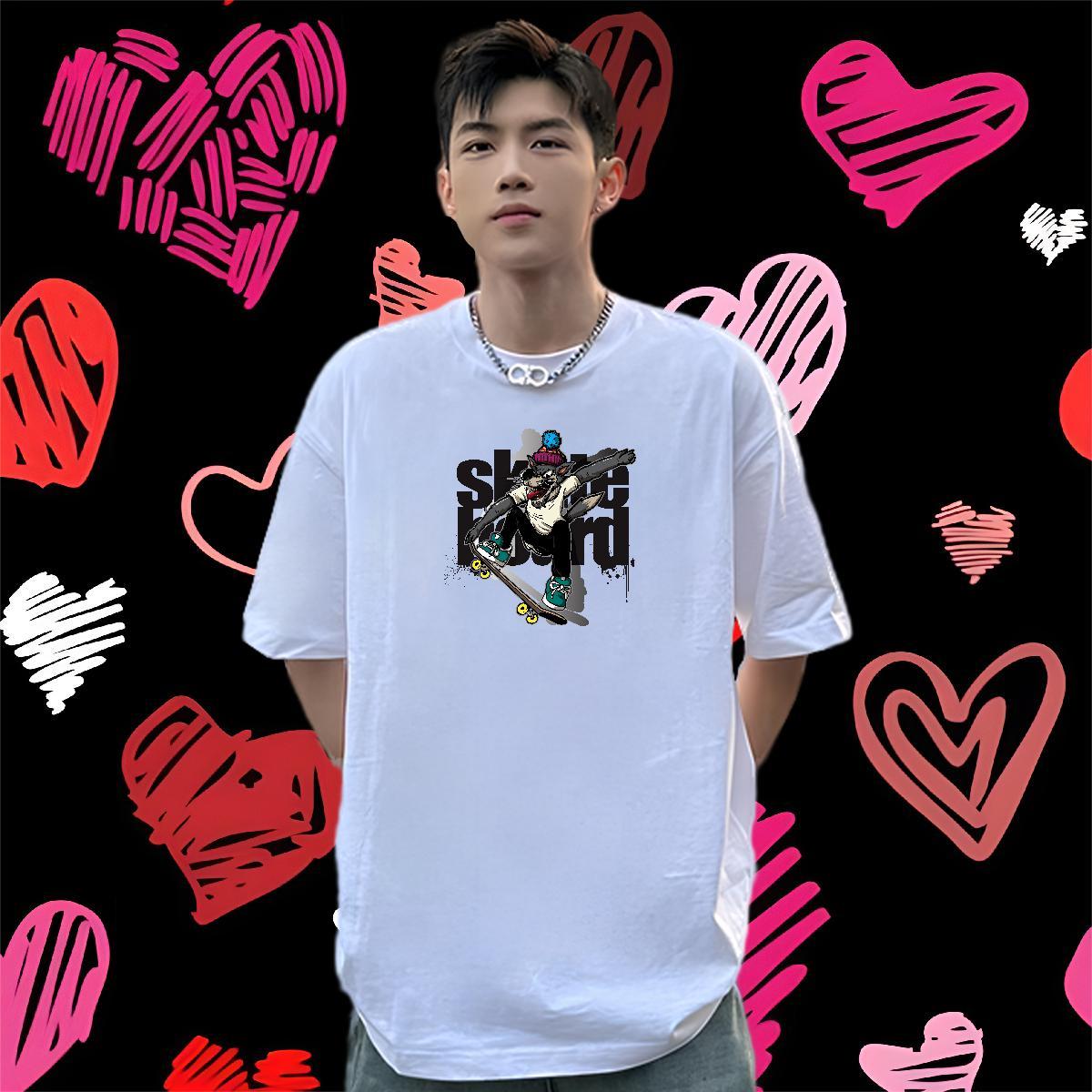Soft T-Shirts 230g 100% Cotton letter High Street Hip Hop Oversized Breathable Short Sleeve Tshirt for Man Woman Stylist Clothings
