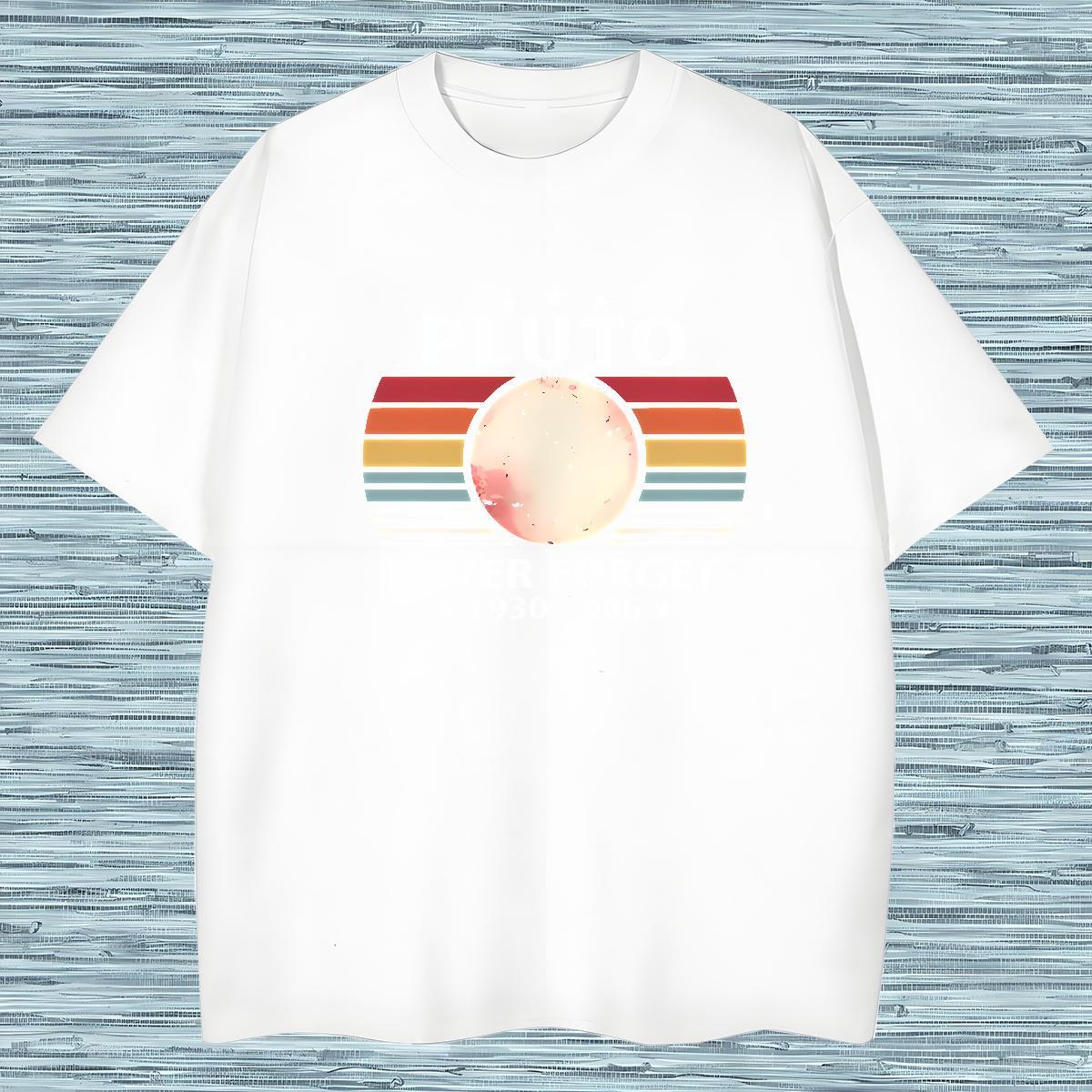 High Quality T Shirt For Man 230g Pure Cotton letter Anime Printing Street Oversized 3XL 4XL Crew Neck Men Tops Tees 2024 Top Tees