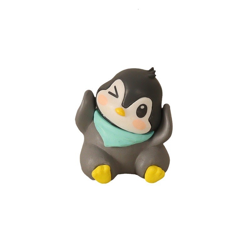 Creative Mini Penguin Ornament for Office and Household Scenes