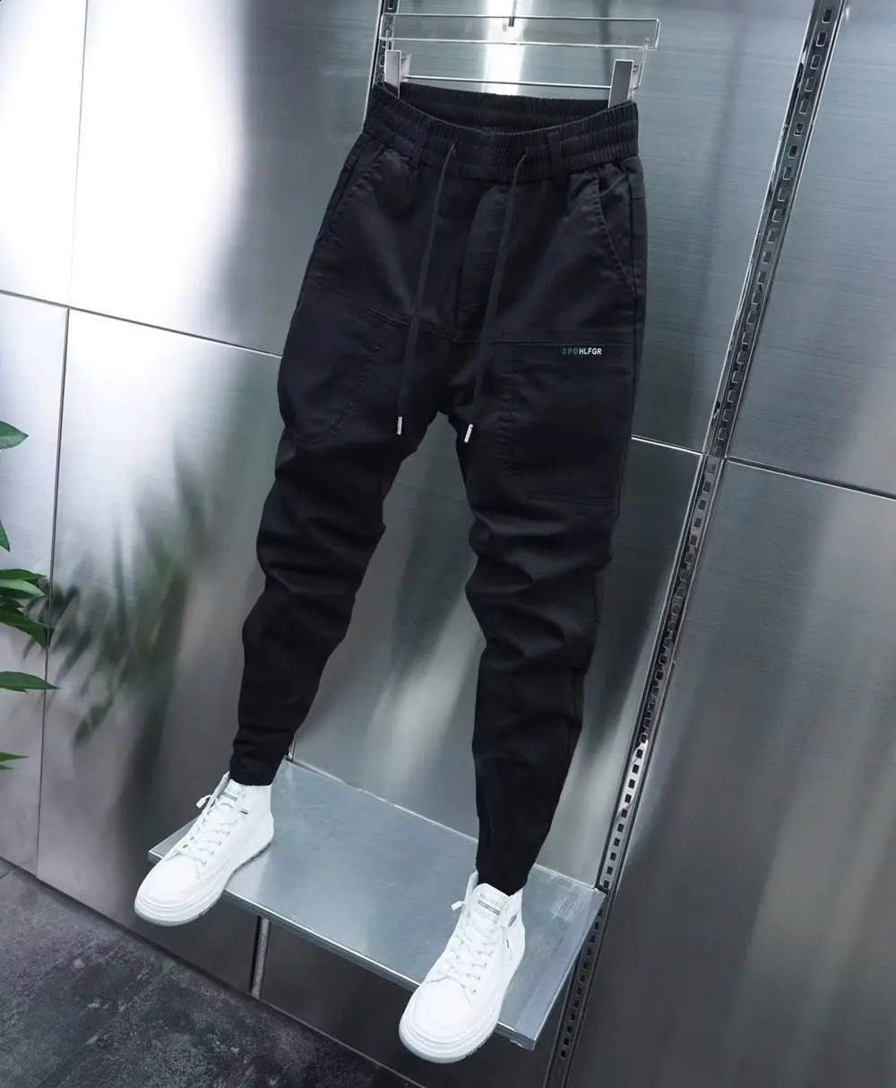 Cargo Pants Men Streetwear Cotton Joggers Hip Hop Fashion Sweatpants Male Casual Harem Trousers Summer Harajuku Pants Men Women 240816CJ