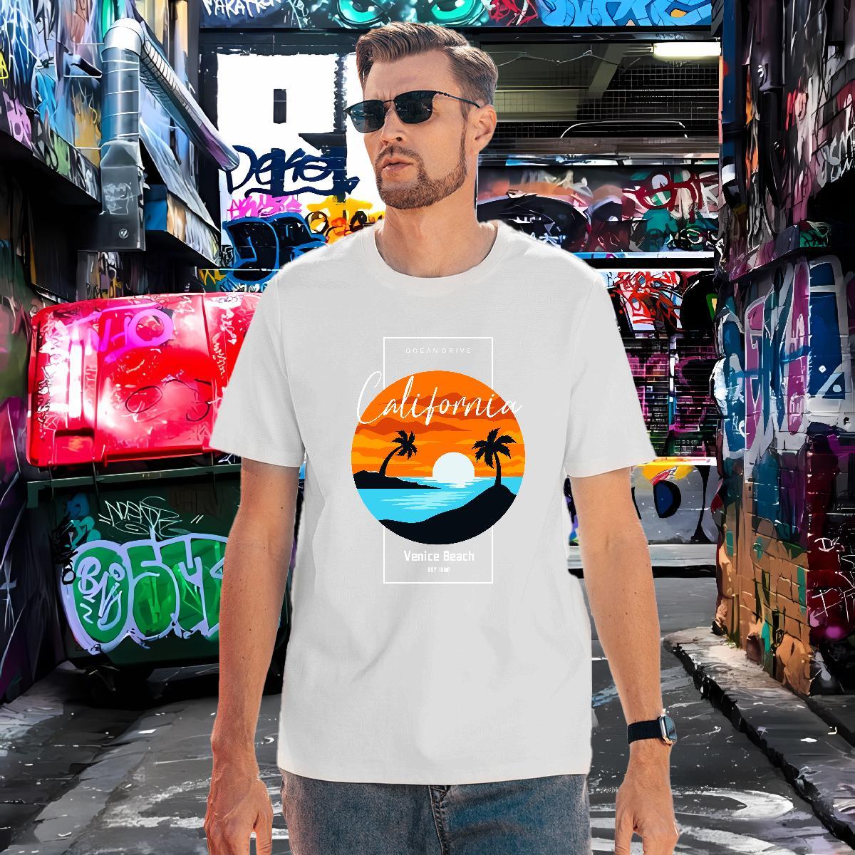 Unisex T-Shirts for Men 230g 100% Cotton letter Home Outdoor Graphic Breathable Short Sleeve Couples T Shirts 2024 Designer Top Tees