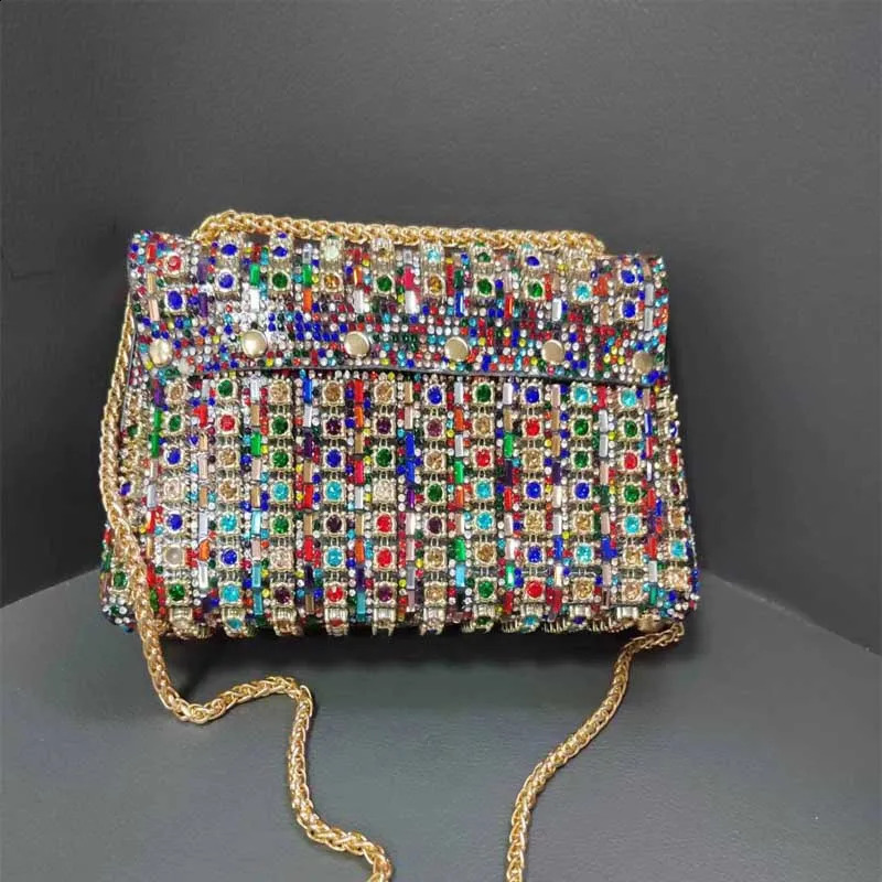2024 Chain Crossbody Bag Diomand Purse Well Made Evening Party Bags Bolsas For Women 240816Z