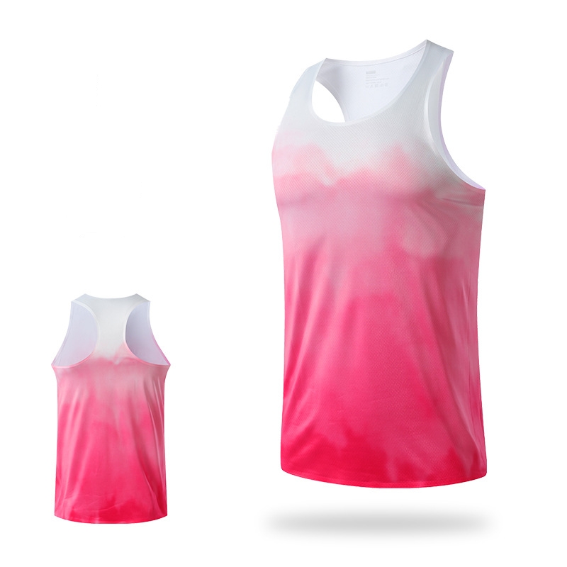 Summer marathon advanced speed dry racing vest Fitness vest track and field training clothing sports breathable