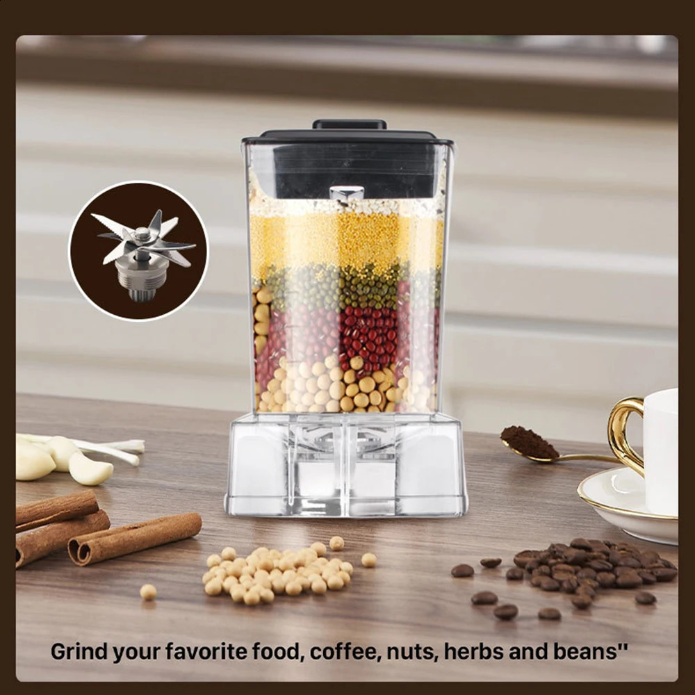 6000W powerful blender with 25L container professional for ice nuts and fruits 240817