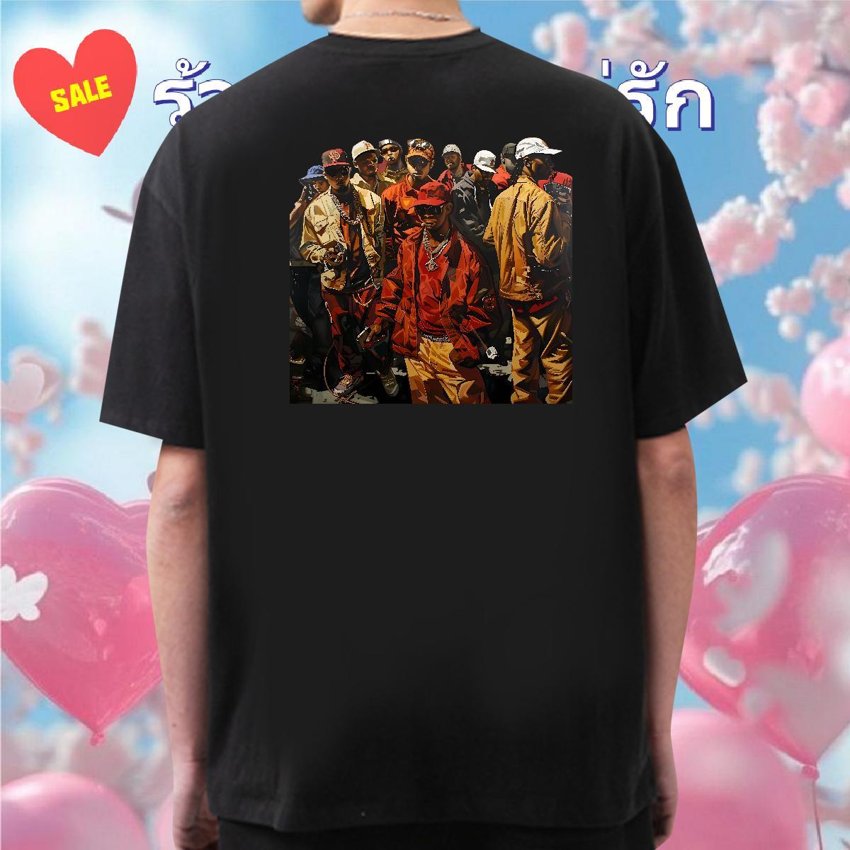 Designer Men T Shirts 230g 100% Cotton character Daily Wear Plus Size Cartoon Breathable Men Clothes T-Shirt Casual New Clothings
