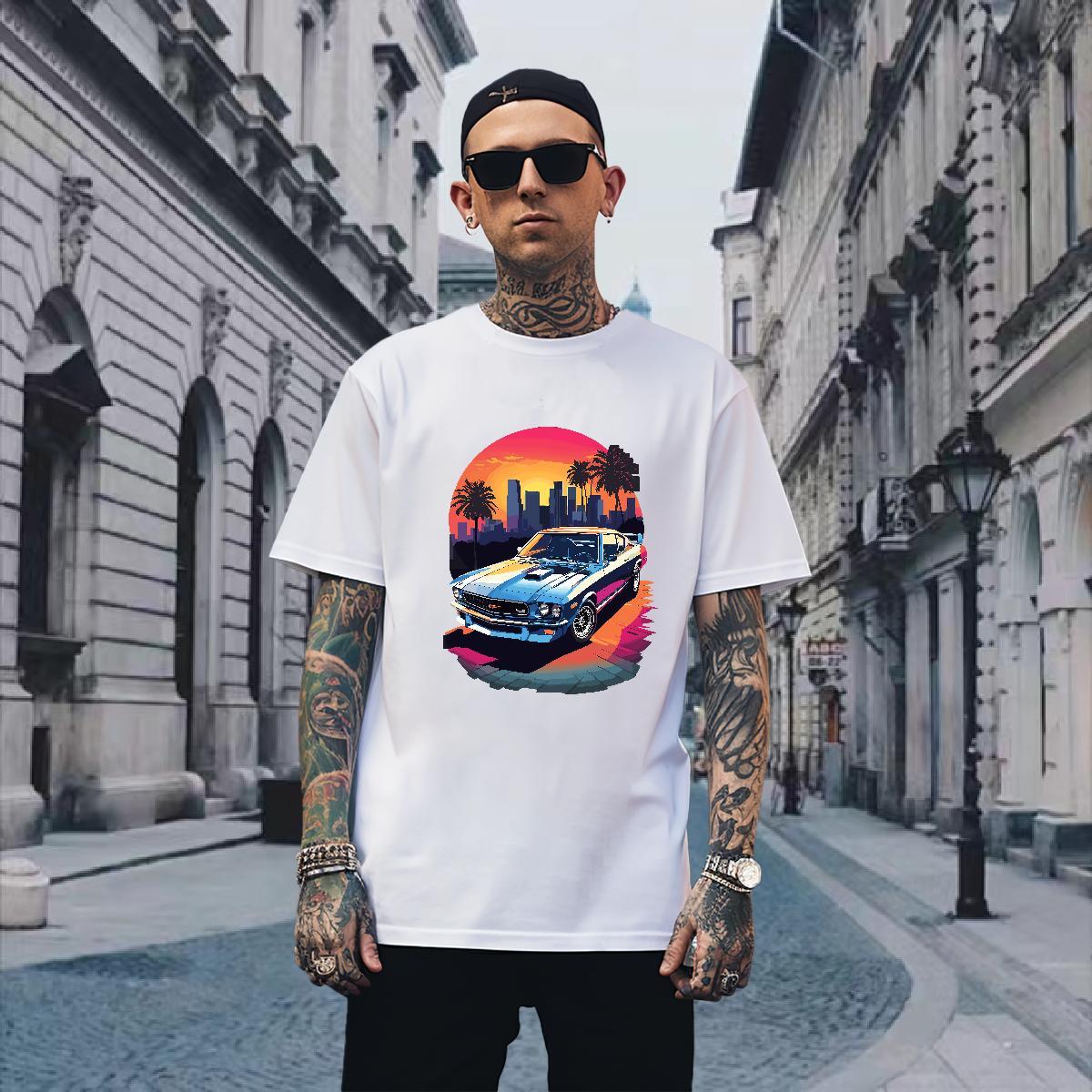 Unisex Mens T Shirts 230g 100% Cotton tree Summer Casual Custom Cartoon Crew Neck Tshirt for Man Woman New Designer Tops