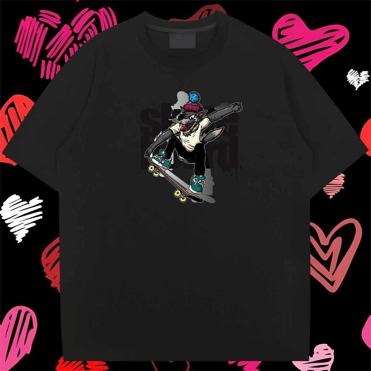 Soft T-Shirts 230g 100% Cotton letter High Street Hip Hop Oversized Breathable Short Sleeve Tshirt for Man Woman Stylist Clothings