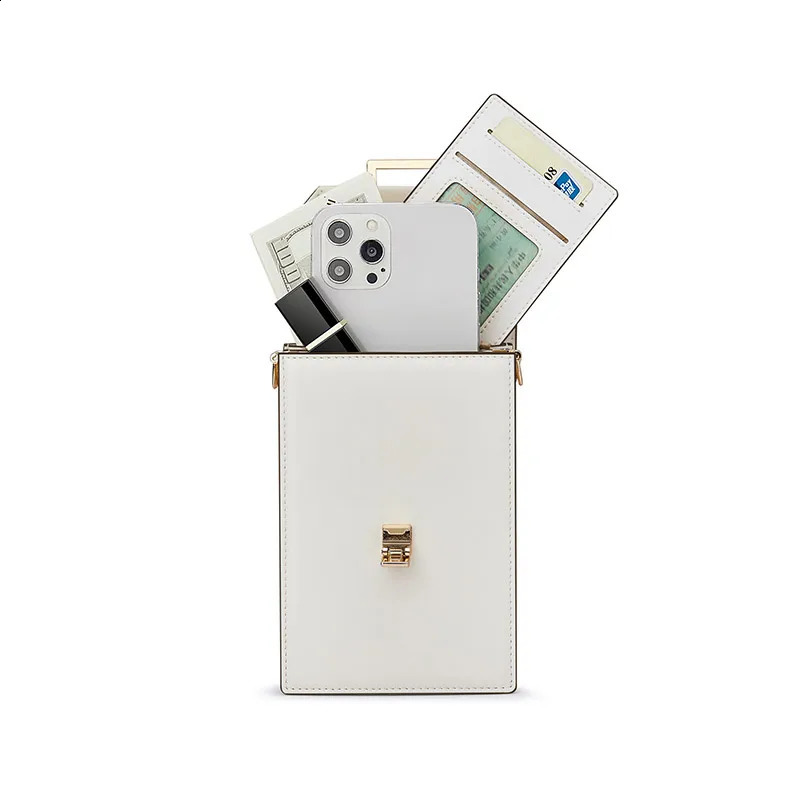 Leather phone bag womens ten font summer backpack light shoulder 240823