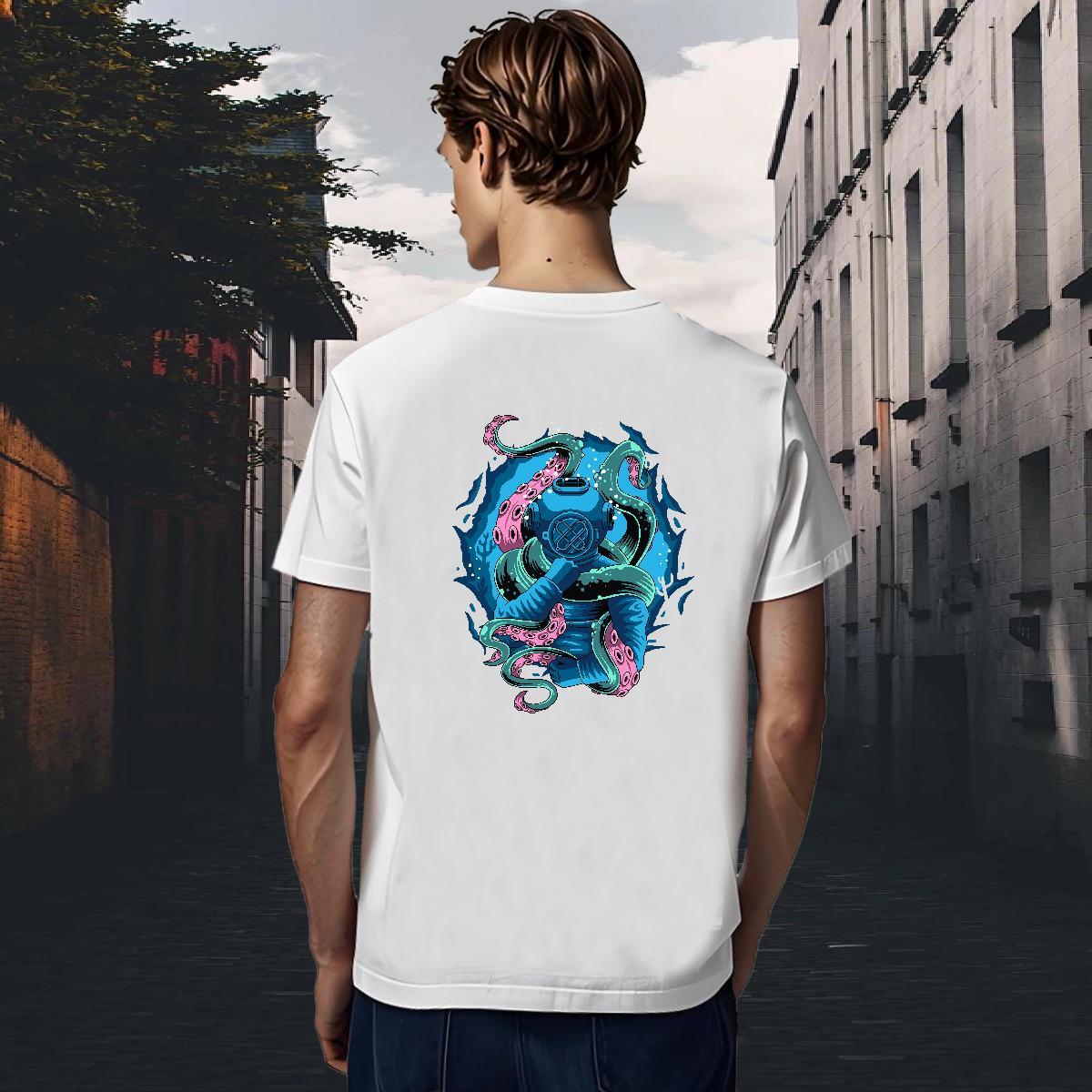 Comfortable Man T Shirts 100% Cotton 230g ET Spring Summer Black White Breathable Short Sleeve Men Clothes T-Shirt Designer Tshirts