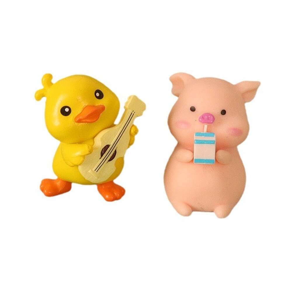 Children's Bedroom Accessory - Quirky Plush Guitars with Furry Friends