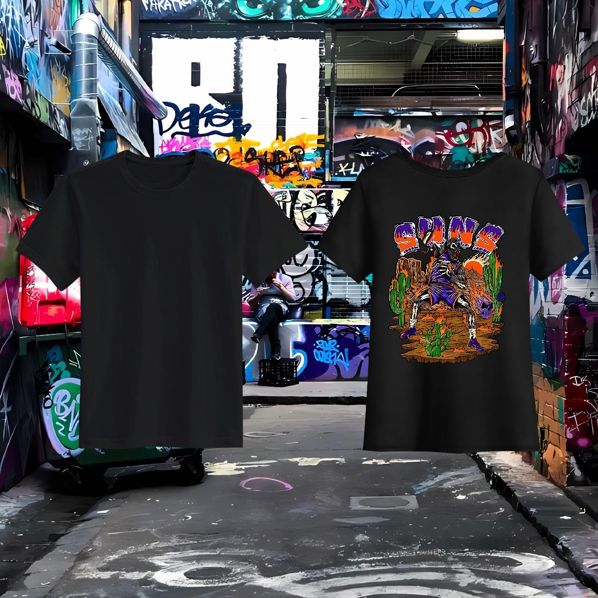 Soft T Shirt For Man 100% Cotton 230g skull Hip Hop DIY Logo Oversized Pure Cotton Men Tops Tees 2024 Wear