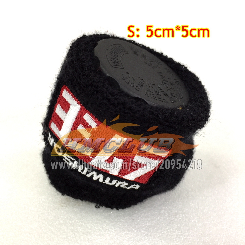 2024 18 Colors 100% Cotton Adjustable Fashion Wristband Sweatband Free Custom MOTO Bike 3D Embroidery Front Fluid Oil Brake Reservoir Cover Sock Fit A