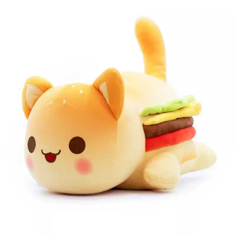 Cute Meows Aphmau Plush Doll Aphmau Mee Meow Food Cat Coke French Fries Burgers Bread Sandes Sleeping Pillow Children Gifts Y240817