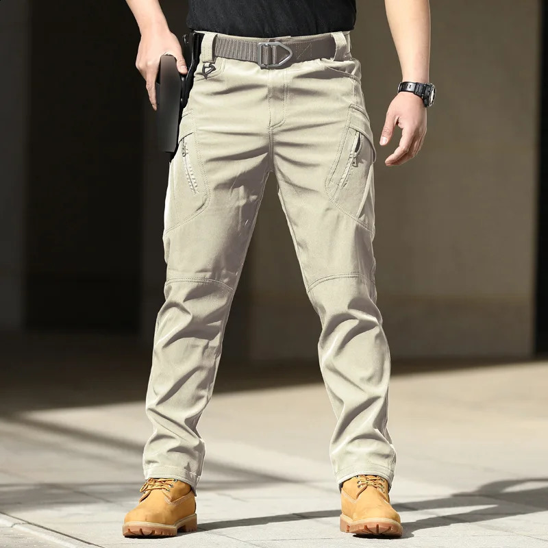Fishing Outdoor Archon Tactical Pants Stretch Fabric City Secret Service Pants Fans Multi Pocket Workwear Pants 240816