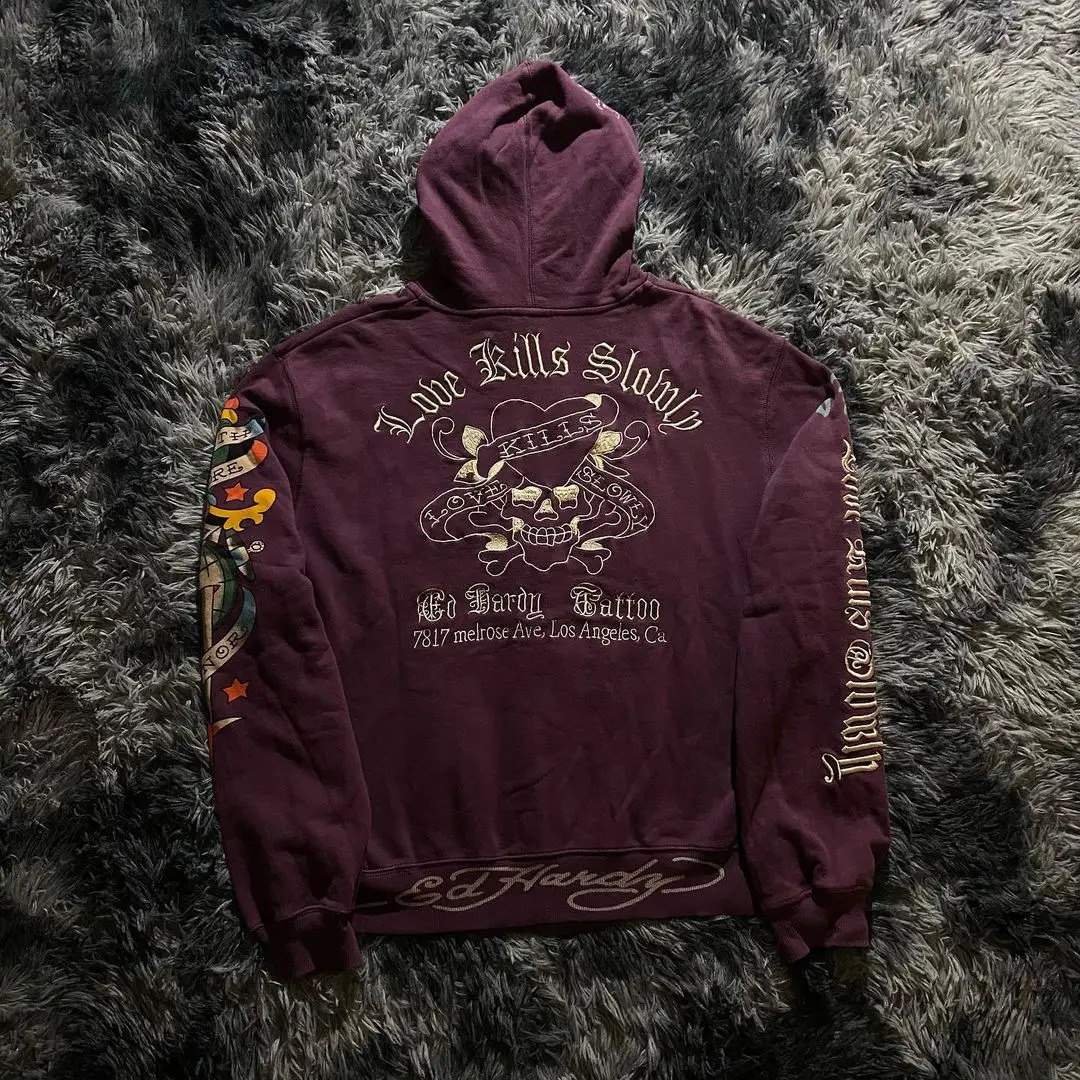 Winter Hoodie Y2k Clothes Women Sweatshirt Korean Anime Aesthetic Retro Harajuku Pattern Printed Long Sleeved Pullover Hip Hop 240809