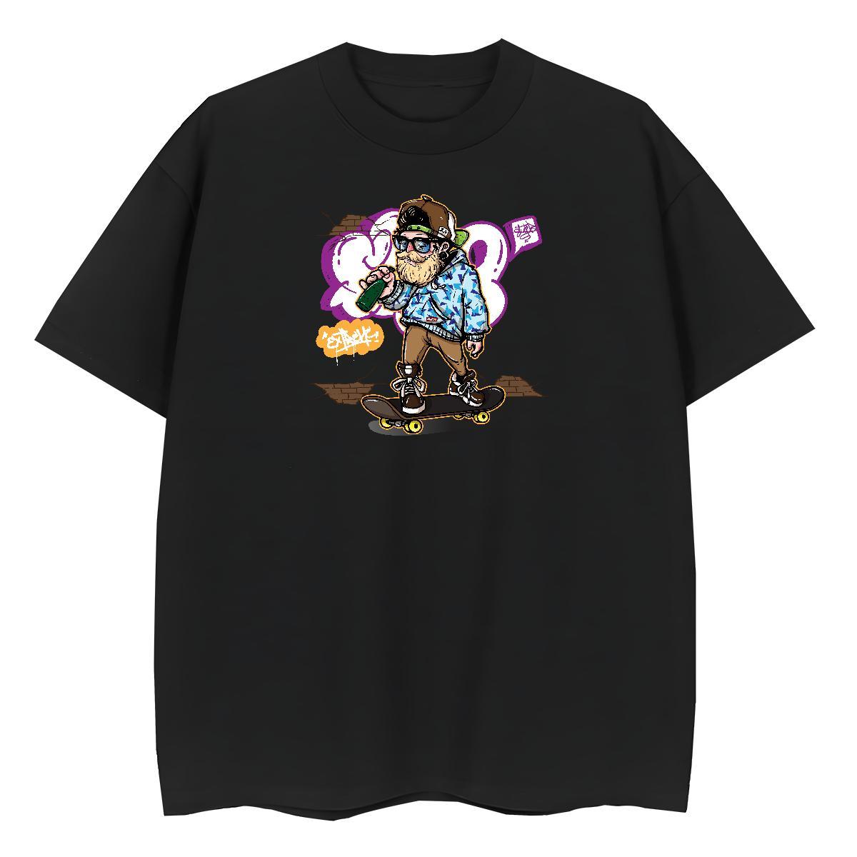 Free Shipping Man T Shirts 230g 100% Cotton character Casual Graphic Breathable Soft Men Tshirts DIY Customized Top Tees