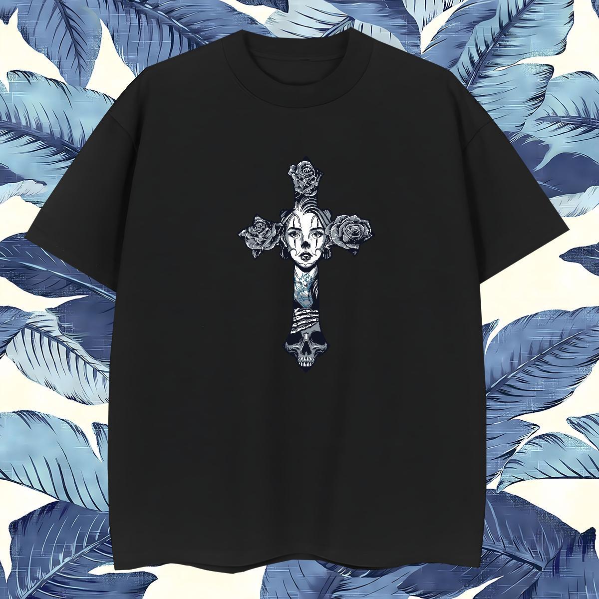 Comfortable T Shirts Men 230g 100% Cotton painting Spring Summer DIY Printed Short Sleeve Soft Couples T Shirts Fashion Tops Tees