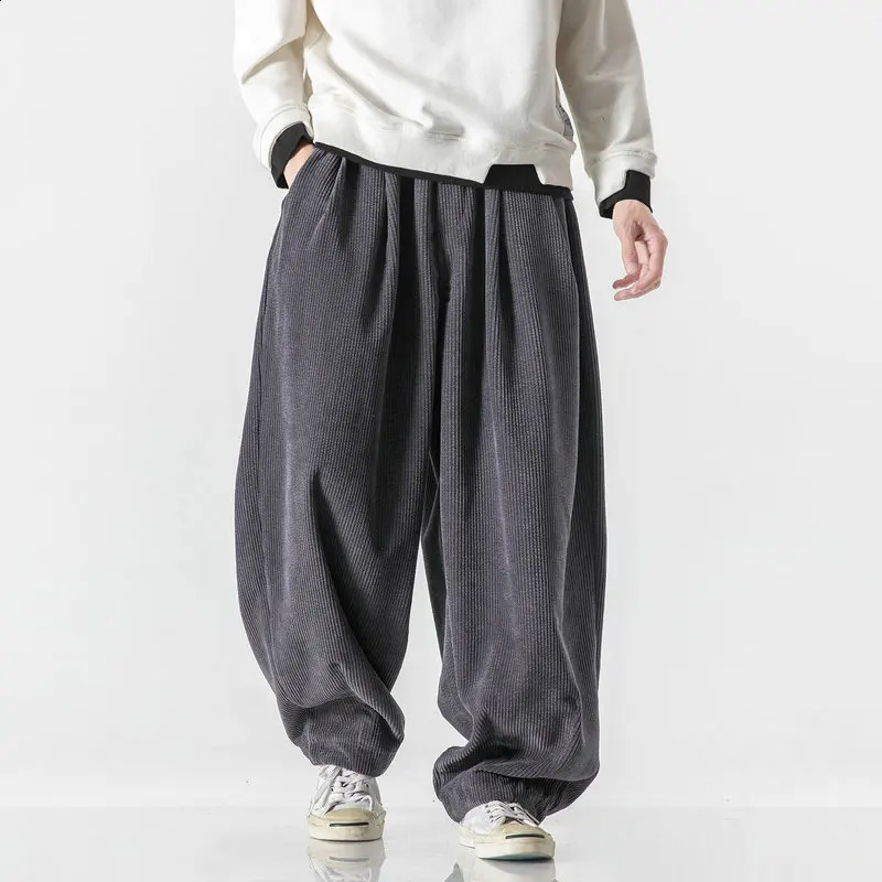 Oversized Mens Casual Trousers Streetwear Harem Pants Fashion Men Woman Long Pants Loose Male Sweatpants Harajuku Plus Size 5XL 240816